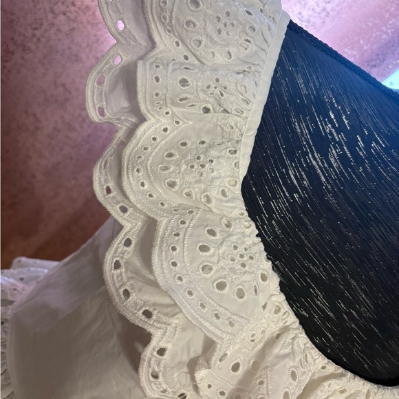 Express White Ruffle Blouse - Picture 2 of 4